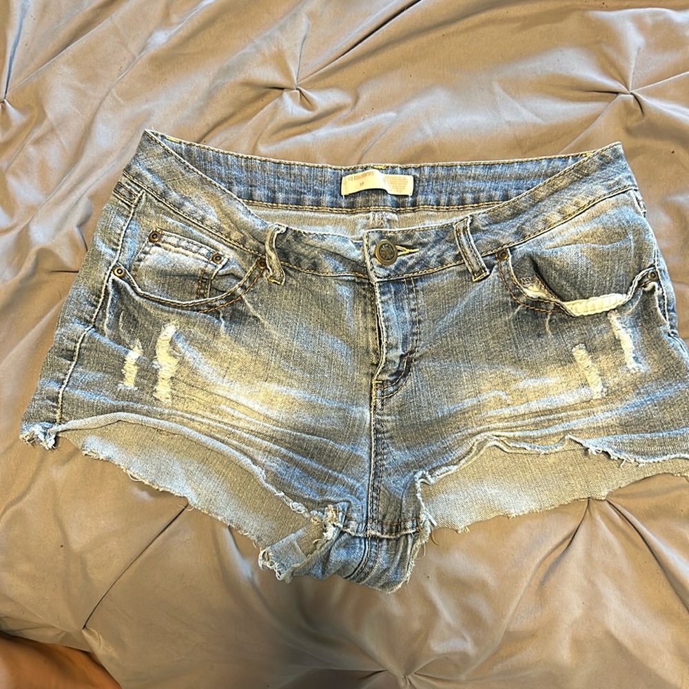 Denim shorts